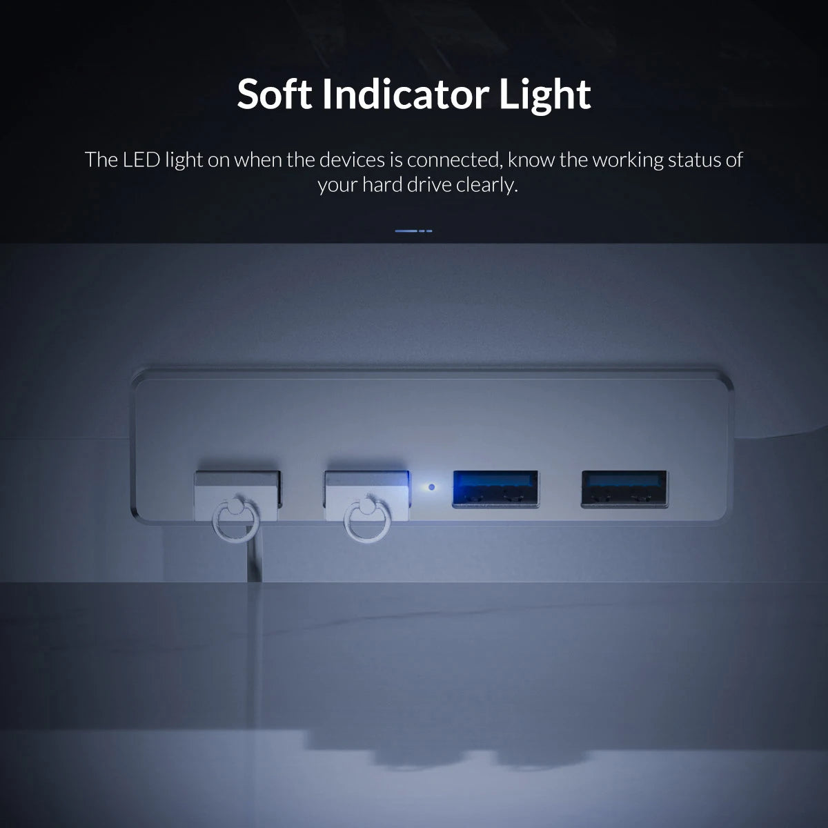 6-in-1 USB 3.0 HUB met voeding – hoge snelheid 5Gbps