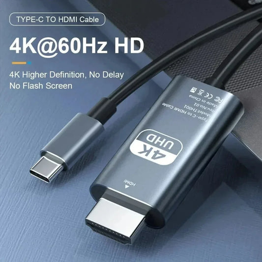 4K USB-C naar HDMI-adapter – Thunderbolt 4 | 60Hz & 165Hz ondersteuning