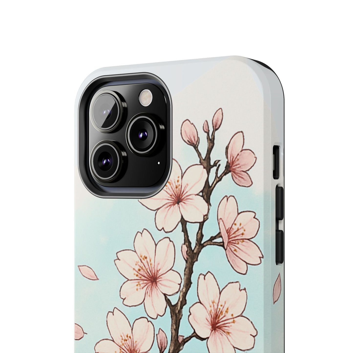 Cherry Blossom Tough Phone Case — Floral Protective Phone Cover