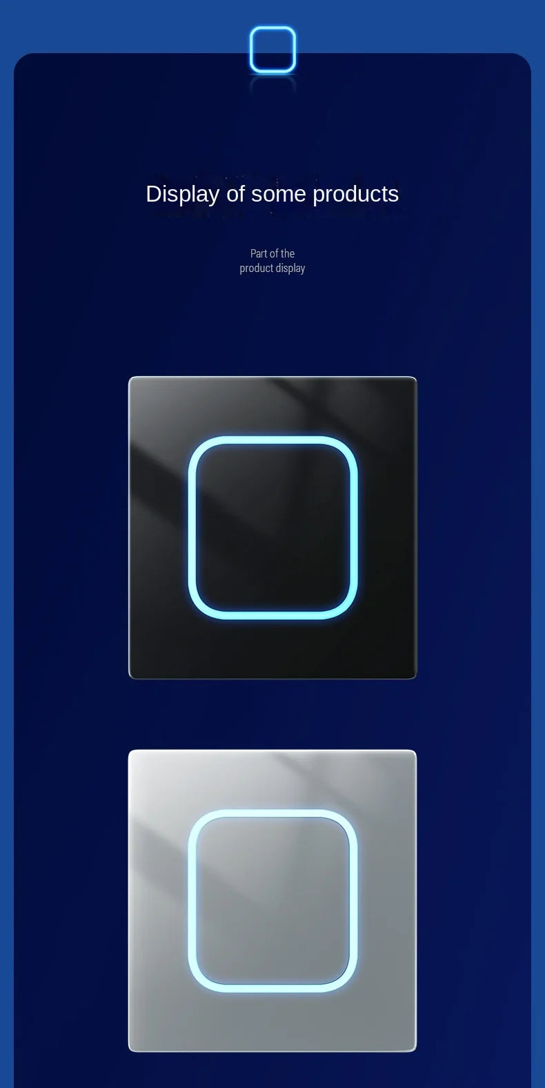 Depo Guye Glazen Lichtschakelaar – 1/2/3/4-Gang Touchpaneel met LED-indicator (110–250V)