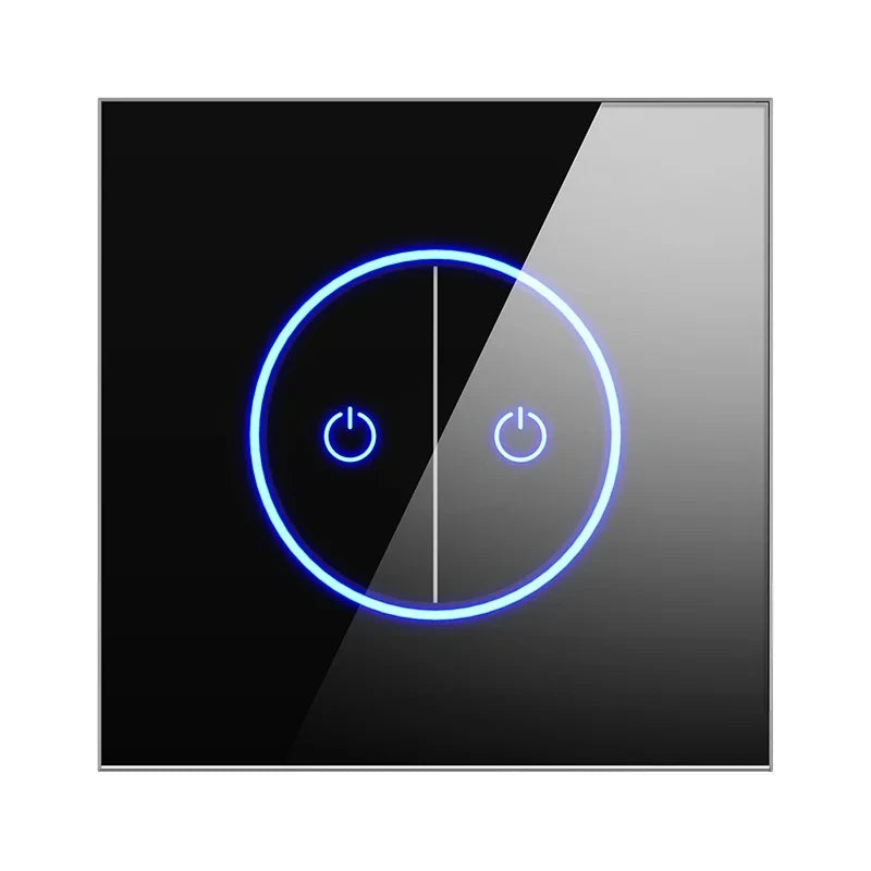 Tuya WiFi Smart Lichtschakelaar – 1/2/3-Gang Touchpaneel met App-bediening voor Alexa & Google Home