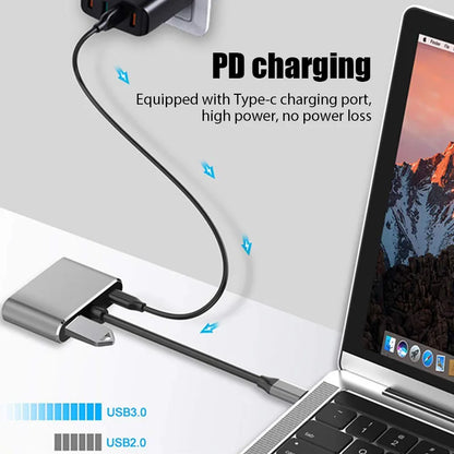 4-in-1 USB-C HUB Docking Station