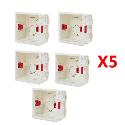 Wallpad Luxury Glass Light Switch – 1/2/3/4 Gang Round Design with LED Indicator (110–250V, 16A)