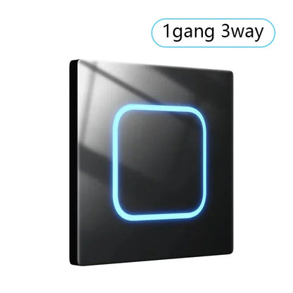 Depo Guye Glazen Lichtschakelaar – 1/2/3/4-Gang Touchpaneel met LED-indicator (110–250V)