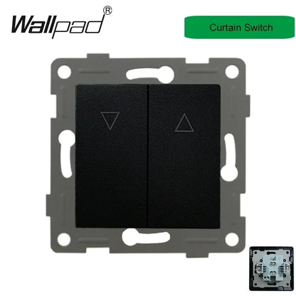 Wallpad Luxe Houten EU Stopcontact – Retro Schakelaar met USB, TV & Datapoort (110–250V)