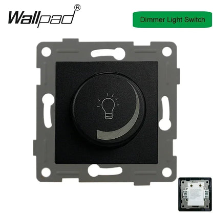 Wallpad Luxe Houten EU Stopcontact – Retro Schakelaar met USB, TV & Datapoort (110–250V)