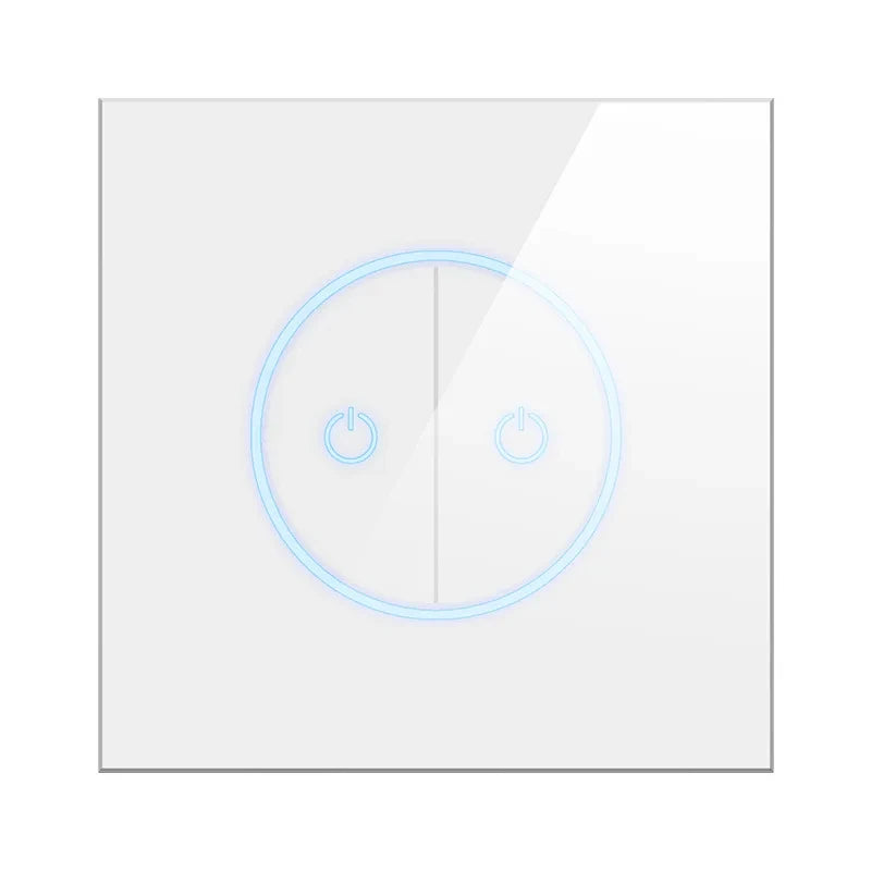 Tuya WiFi Smart Lichtschakelaar – 1/2/3-Gang Touchpaneel met App-bediening voor Alexa & Google Home