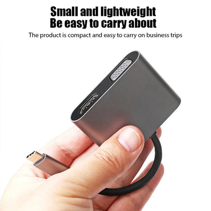 4-in-1 USB-C HUB Docking Station