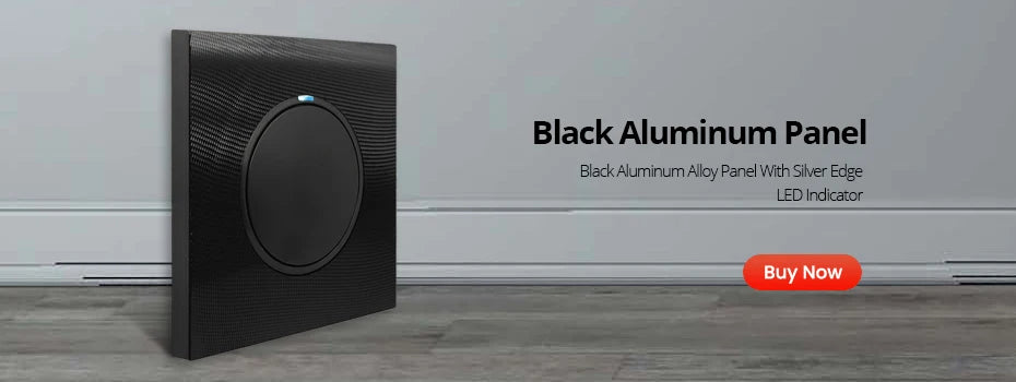 Wallpad Luxe 1–4-Gang Lichtschakelaar met Blauw LED & Geïntegreerd Stopcontact (TV/RJ45/TEL)