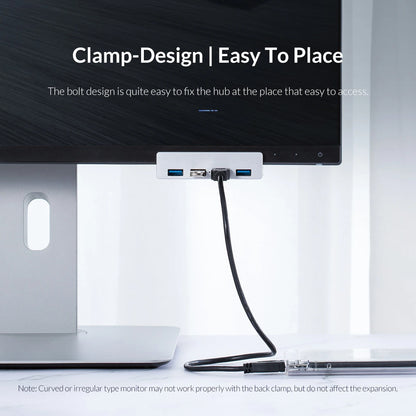 6-in-1 USB 3.0 HUB met voeding – hoge snelheid 5Gbps